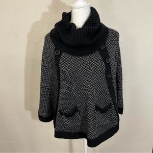 Candie’s Sweater Poncho Size XS
